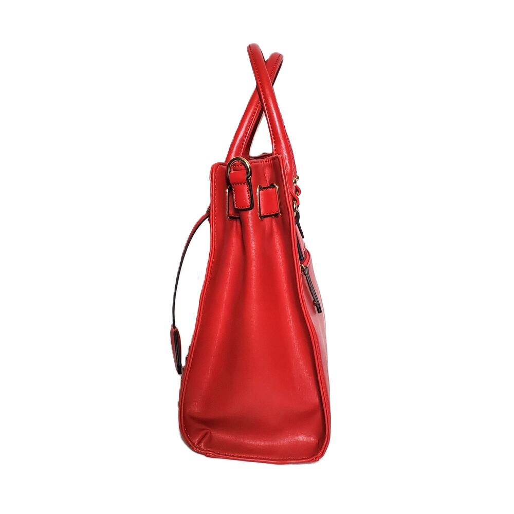 Ruby Blue Couture Jenna Vegan Leather Tote Bag - Picture 10 of 11